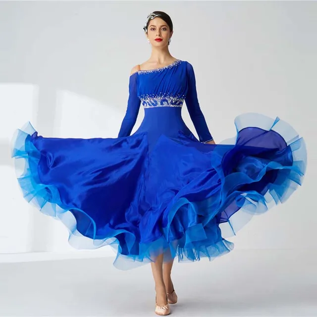 Ballroom Gown Custom Women Ballroom Dance Gowns For Sale