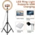 33 см Selfie LED Ring Light с 1,6 м Штатив Стенд для Прямой Трансляции Макияж YouTube Видео 13 дюймов Затемняемый Фотографии Освещение