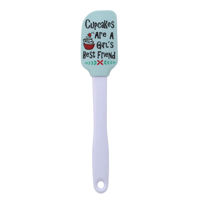 Silicone Spatula Set Food-grade Kitchen Spatulas With Pretty Printing Heat-resistant Cooking Spatula