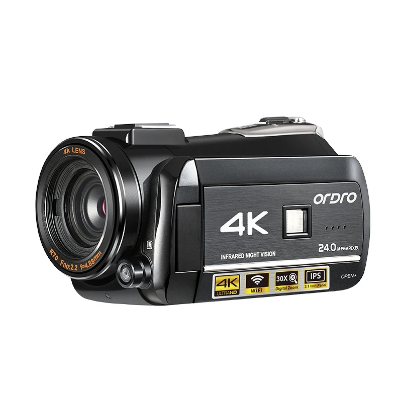 ORDRO AC3 4K Full HD Camera Digital Live Broadcast HD Camera HD Press Sn Electronic Ie Stabilization