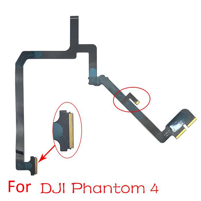 Blue Sticker -Origi Phantom 4 Плоский кабель для Dji Phantom 4 gimbal соединительный, гибкий ленточный кабель Замена для RC частей - Цвет: Blue Sticker -Origi