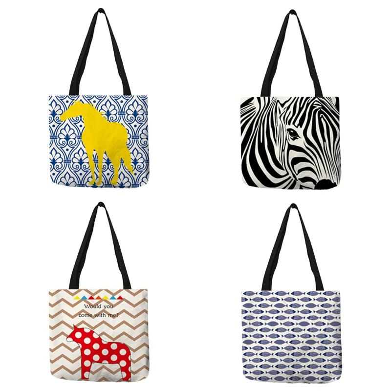 de con Animal para mujer y Chica, bolsa de hombro con estampado de