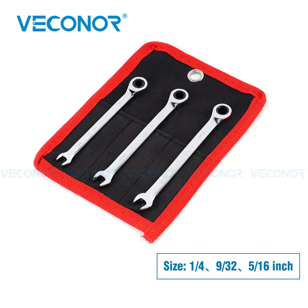 1/4 9/32 5/16 Inch Ratchet Wrench Set Of Keys High Torque Spanner Tool