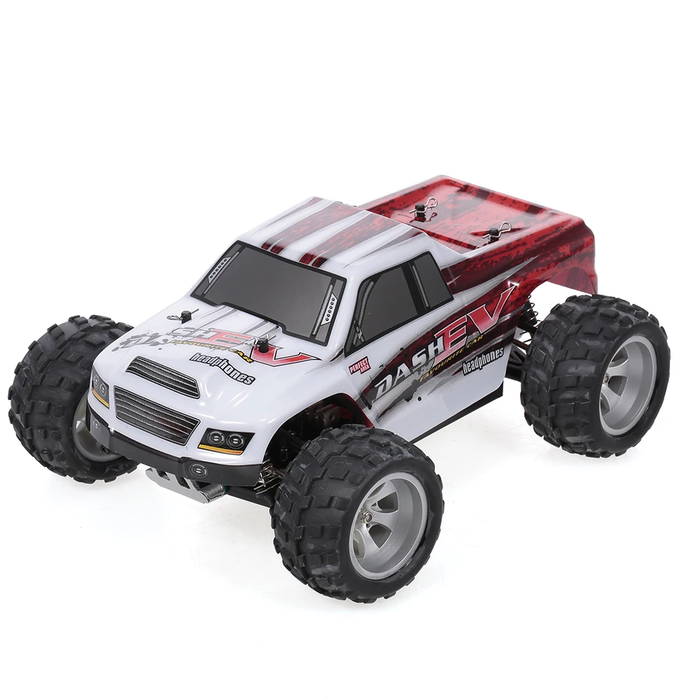 WLtoys A979-B 1/18 RC Car 4WD 70KM/H High Speed Racing Car Electric Full Proportional Big Foot Truck 2.4G Remote Crawler RTR