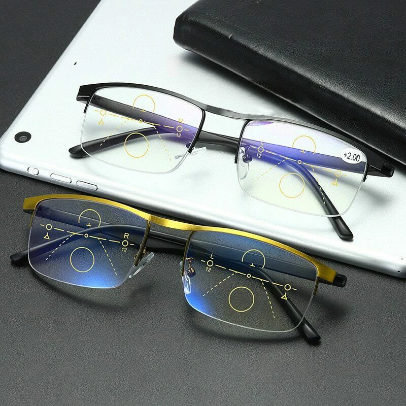German Intelligent Color Progressive Auto Focus Reading Glasses—See