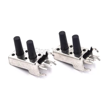 

100Pcs Tact Switch 6*6*12mm Double Horizontal with Bracket Tactile Push Button Switches 6x6x12mm Micro Switch