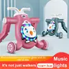 Baby Walker Kids Ride-On Toy Infant Three In One Multi Function Walker Trolley Scooter Baby Scooter Tricycle Car For Children 1