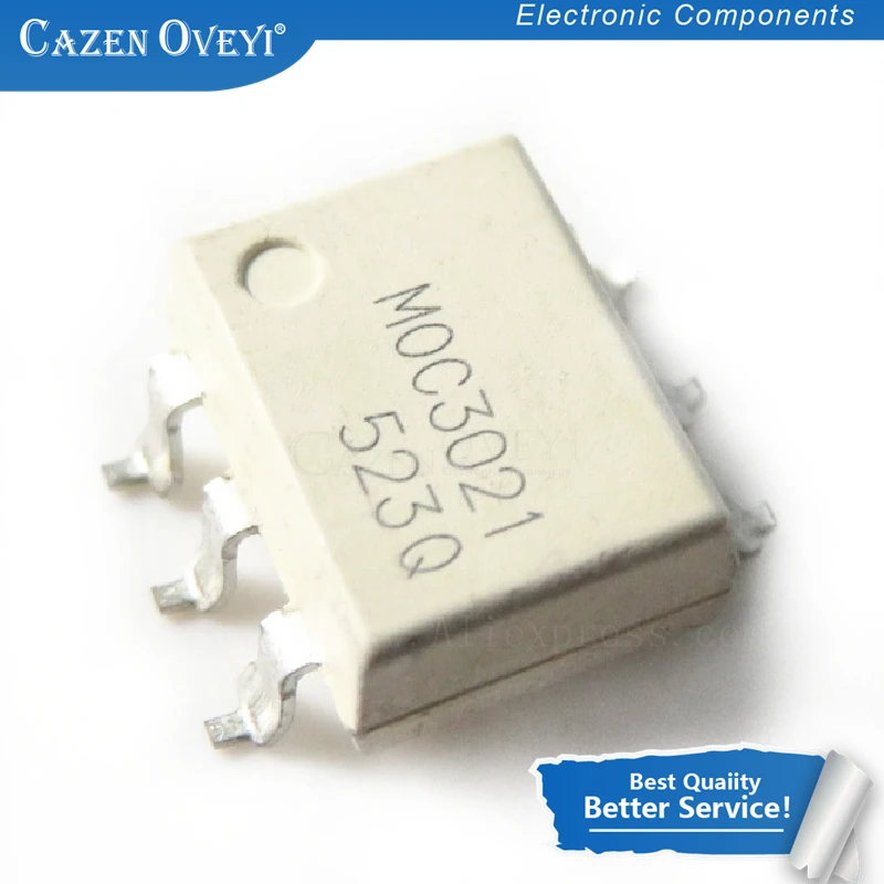 10pcs/lot MOC3021S SOP-6 EL3021S MOC3021 MOC3021S-TA1 In Stock | Электронные компоненты и принадлежности