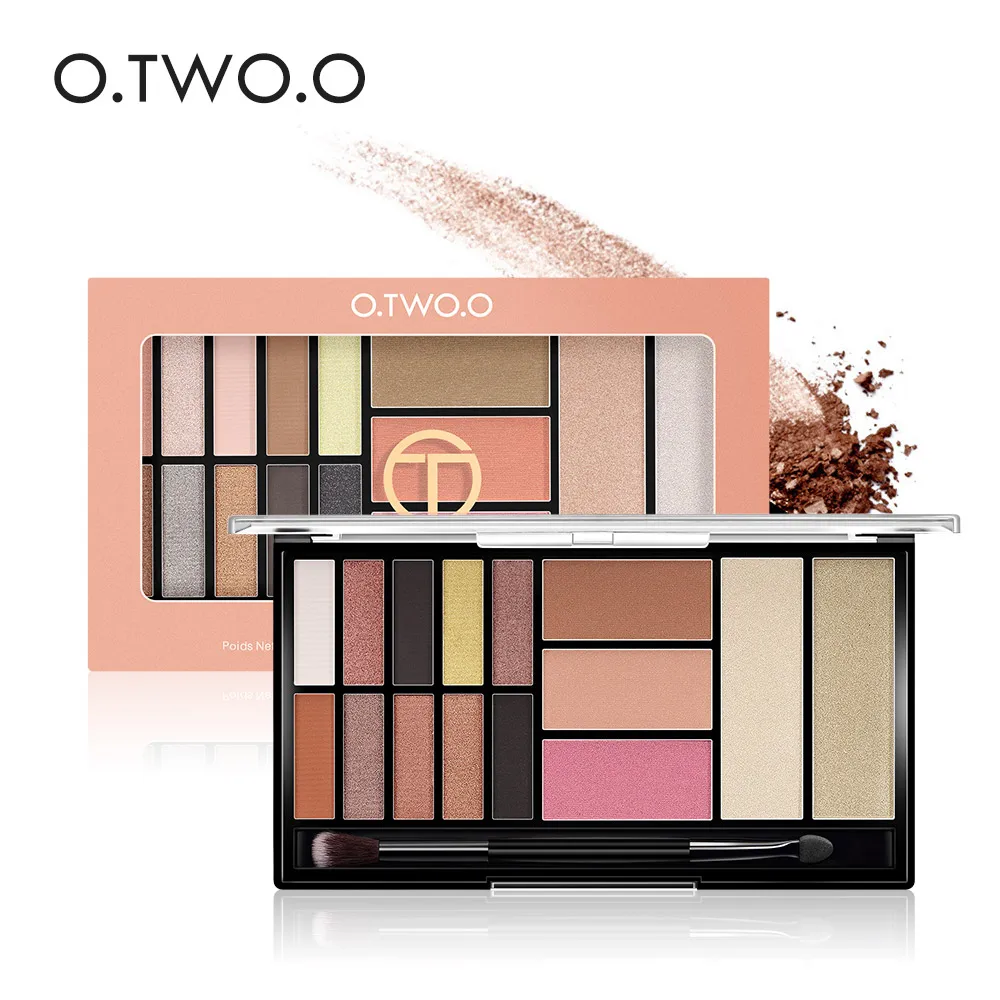 New Coloured Makeup Plate 10 Color Eye Shadow 3 Color Blush 2 Colors High Gloss Powder