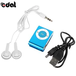 Портативный мини USB Mp3 музыкальный плеер MP3-плеер Поддержка Micro TFCard слот Mp3 S порт плеер USB порт с наушниками 8 цветов