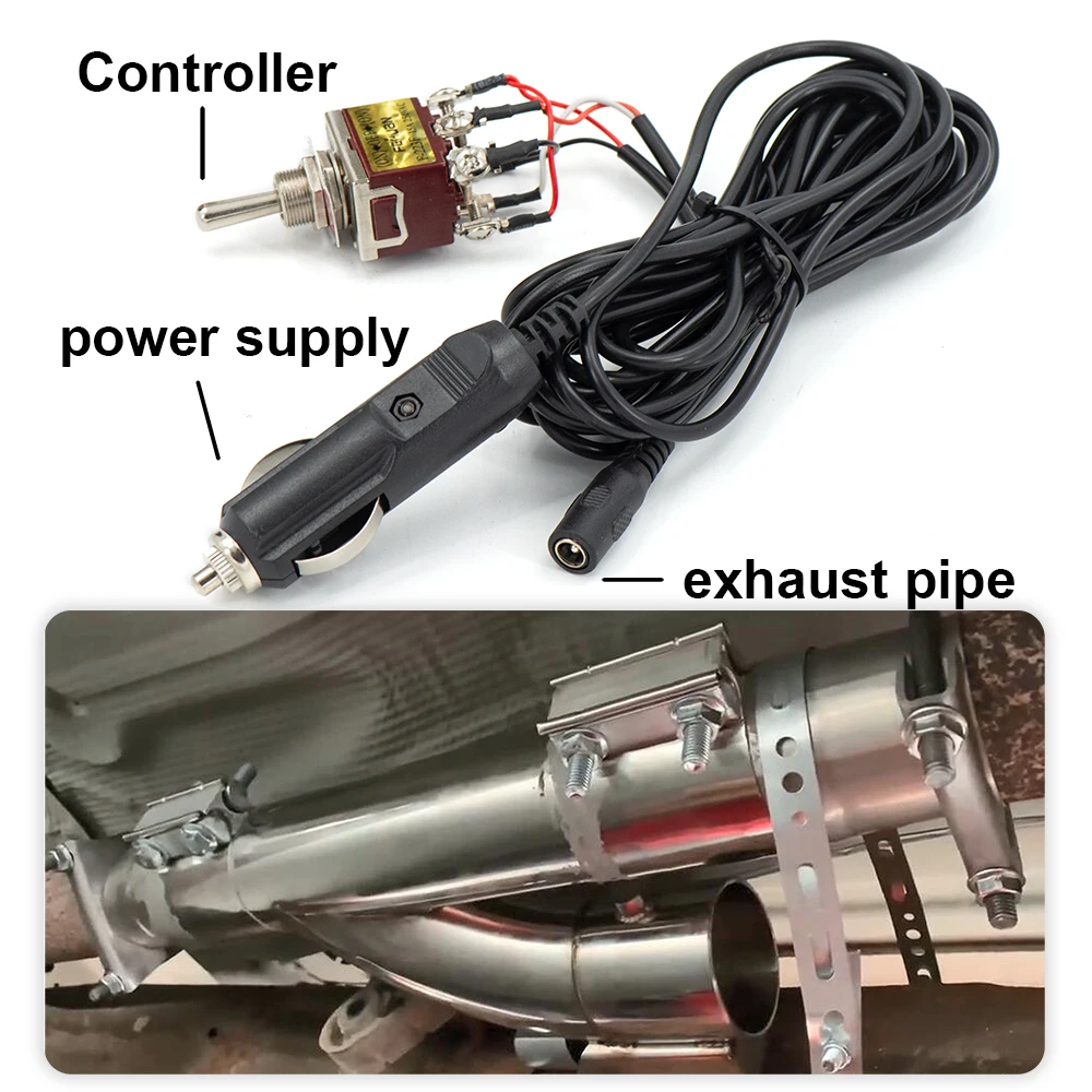 Système de découpe de soupape de silencieux d'échappement électrique,  interrupteur à distance, contrôle de décharge, Roi ation, KYR, nouveau,  2.5, 3 pouces - AliExpress