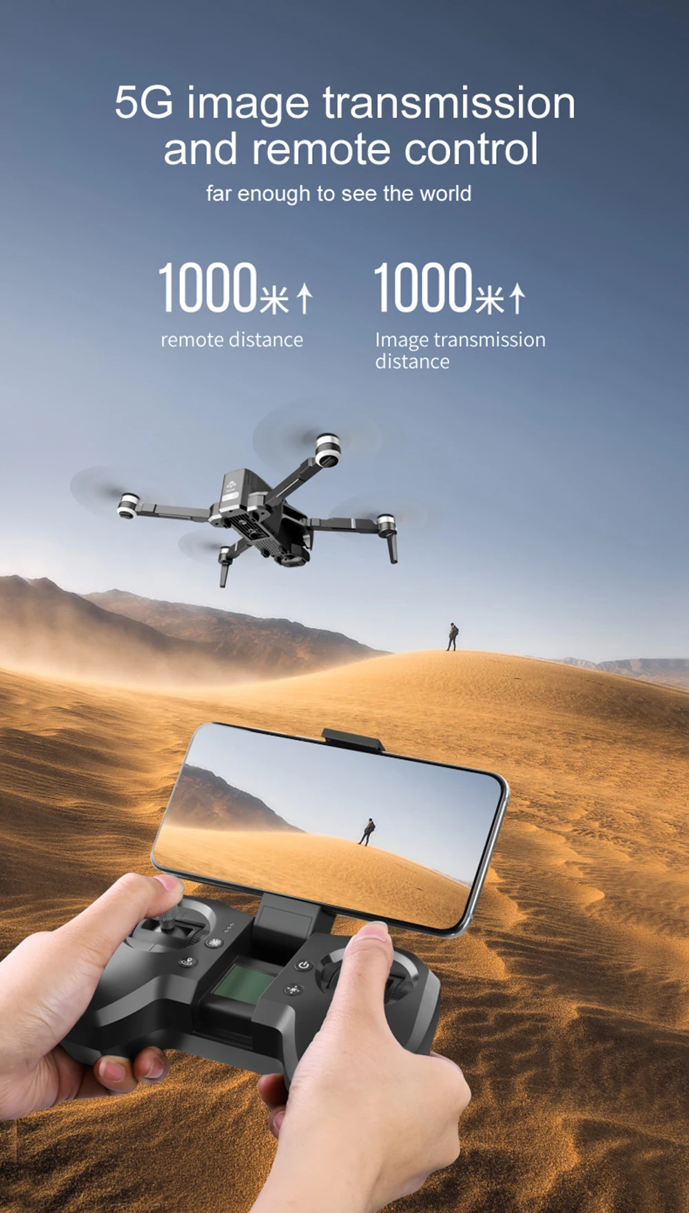 VISUO ZEN K1 PRO 4K Dron HD Camera 2-Axis Gimbal WiFi FPV GPS 5G 800M Distance Professional Drones Brushless Foldable Quadcopter remote control helicopter