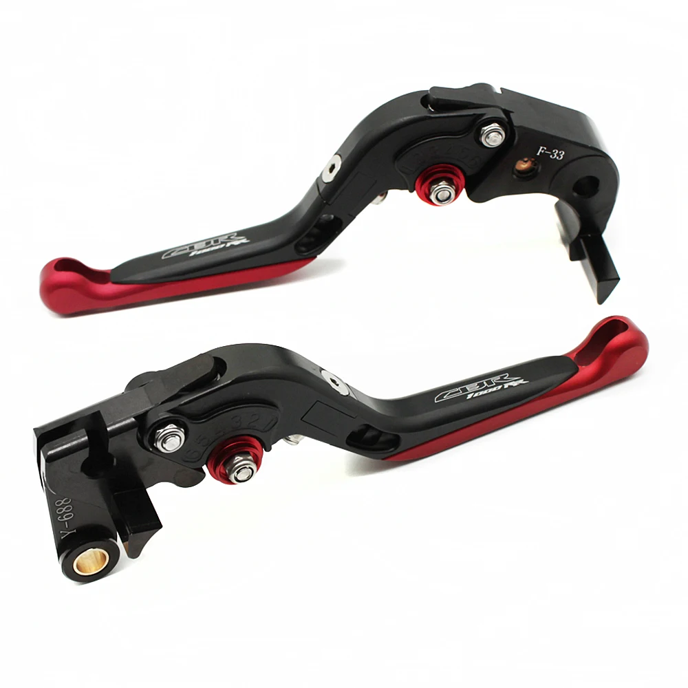 Регулируемый складной выдвижной тормозной рычаг для Honda CBR1000RR/FIREBLADE/SP 2004- Мотоцикл CNC алюминиевый лазерный логотип