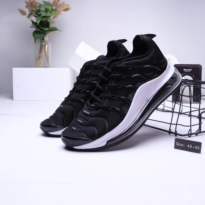 Chaussures; большие размеры Плюс Tn спортивные кроссовки для бега мужские Air Tn баскетбольные кроссовки Реквин ОГ ультра черный, белый цвет Дизайнерские кроссовки для использования на открытых кортах; обувь