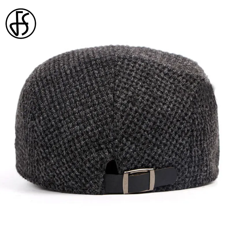 FS Мужская кепка с прямым козырьком кепки берета для женщин Мягкий закруглёнными