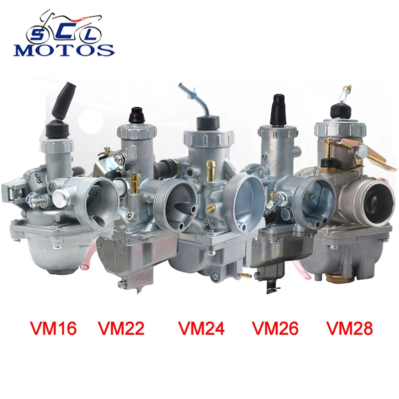 Sclmotos-Mikuni VM16 VM22 VM24 VM26 VM28 карбюратор 19 мм 26 мм 28 мм 30 мм 32 мм Carb для 110cc-250cc Dirt Pit Bike ATV Quad UTV
