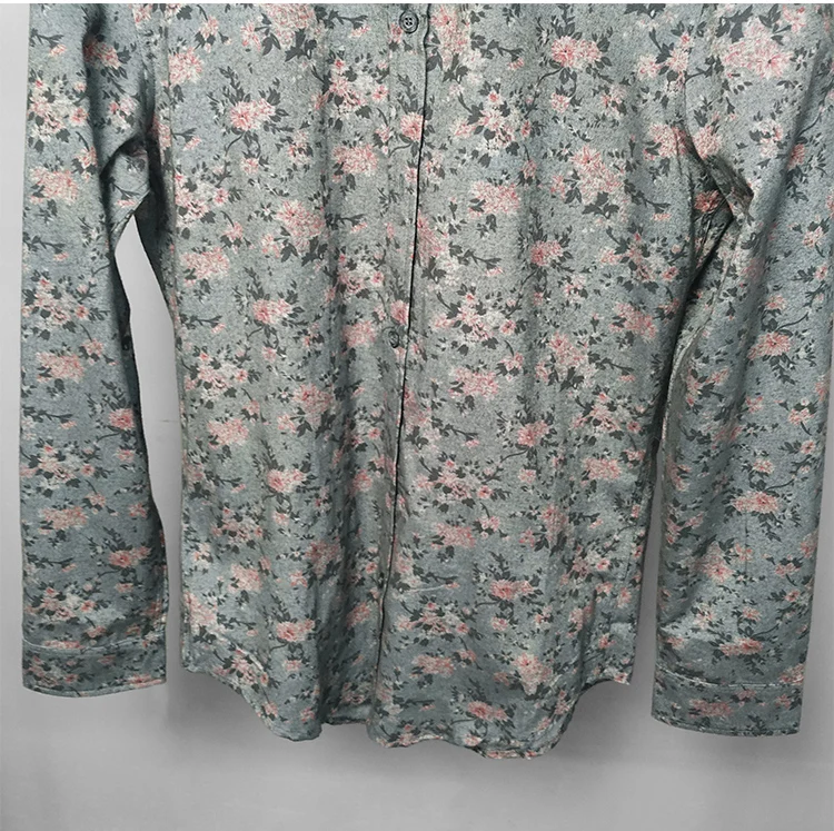 Осенняя Новая модная мужская рубашка с цветочным принтом, мужская Тонкая рубашка с длинным рукавом S5001, S5002, S5005