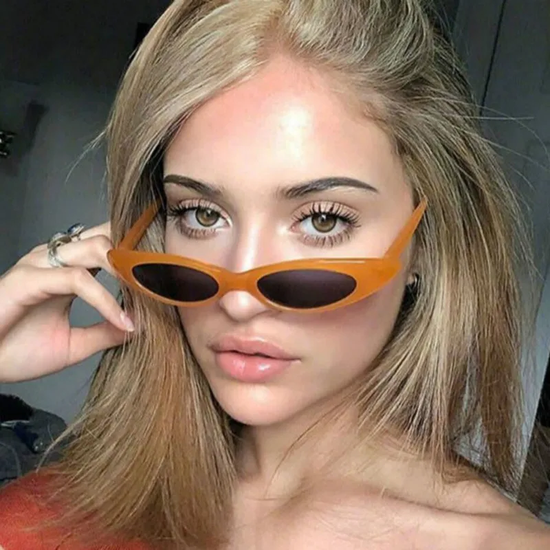 

Small Cat Eye Sunglasses 2019 Women Vintage Brand Round Sexy Sun Glasses for Men Female Oval Glasses UV400