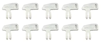 

10pc For Komatsu Battery Isolator Disconnect Key Heavy Construction Equipment K2C166