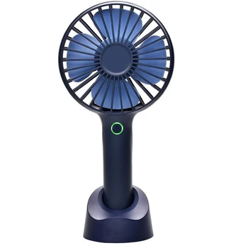 

Outdoor With Base Rechargeable Handheld Portable Multifunction Home Phone Holder Mini Fan Summer Battery Powered USB Charging