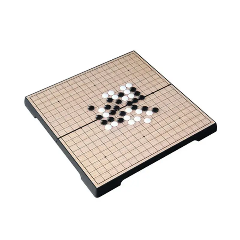 1 Набор Weiqi креативные портативные пластиковые складные Weiqi детские развивающие игрушки Магнитные Weiqi игры складные игры