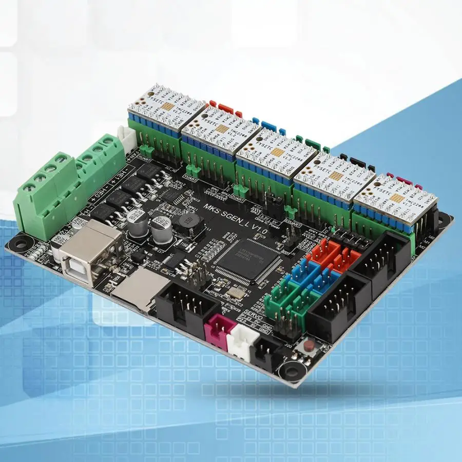 Нить для 3d принтера, аксессуары для 3d принтера для MKS SGen-L, материнская плата+ TMC2208x5, бесшумный привод, комплект для XYZ/3d принтера