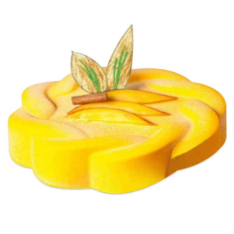 3D форма цветка силиконовые формы для выпечки хлебный пирог Flan пирожные формы круглые антипригарные противни для выпечки DIY формочка для десерта