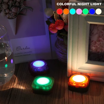 

Multifunctional Night Light RGB Waterproof Portable Light Warning Light 5v 3500k Warm White Square Bedroom Light Emergency Light