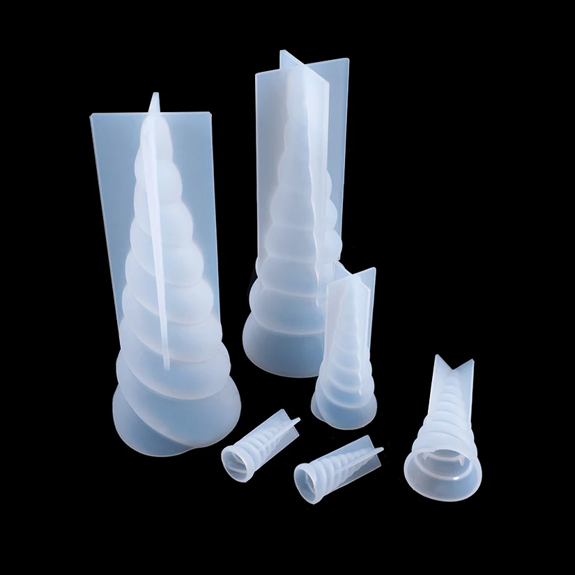Unicorn's Horn Silicone Mold Silicon Resin Mold Fondant Cake Decorating Tools - 5