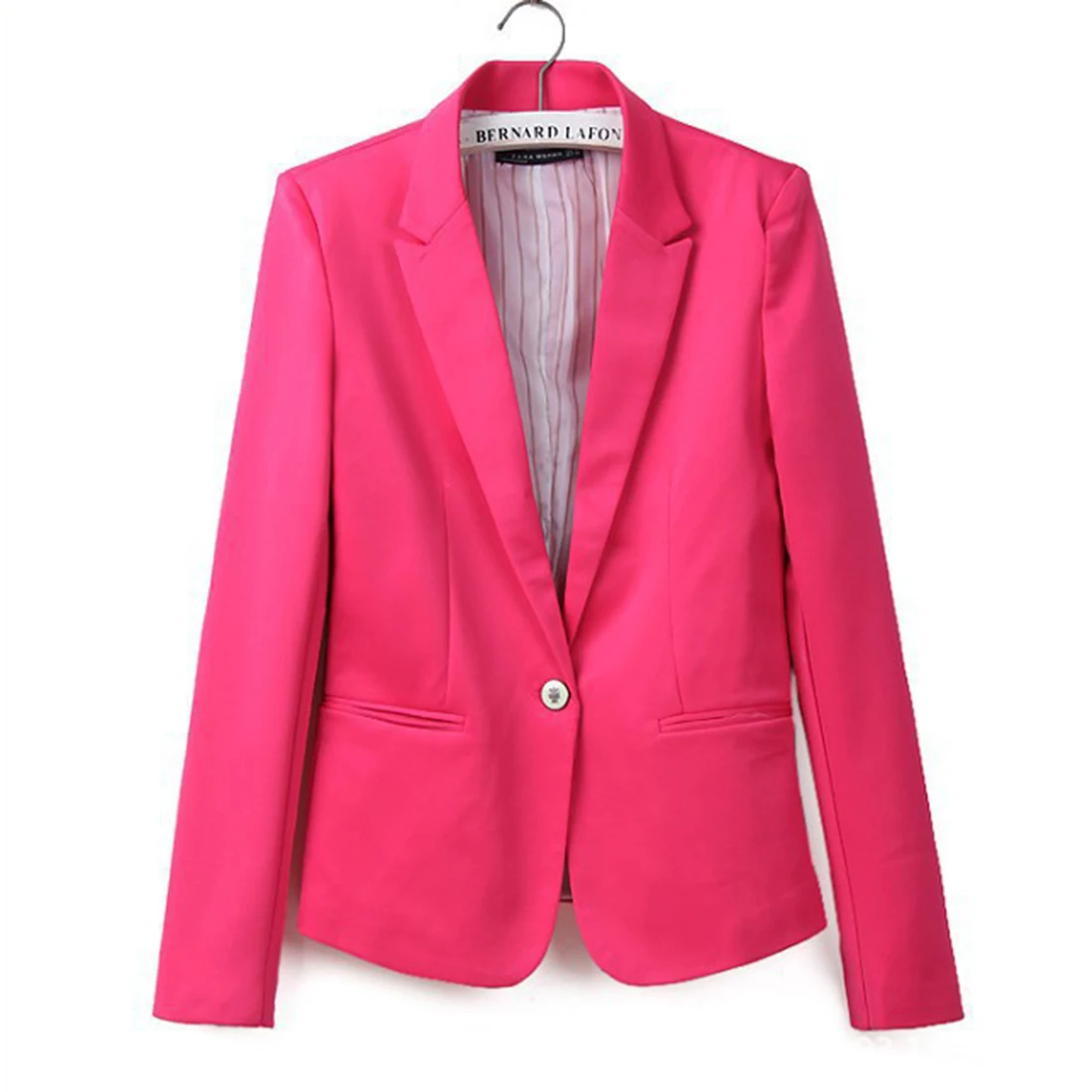 Ladies Blazer Long Sleeve Blaser Women Suit jacket Female Feminine Blazer Femme Pink Blue Yellow Black Blazer Autumn Hot Sale