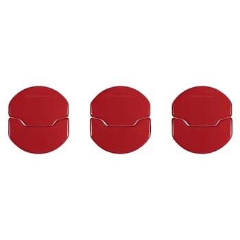 

6X Aluminium Car Dashboard Trim AC Air Condition Vent Outlet Cover Ring Circle Trim Sticker Fit for Ford Mustang 15-17