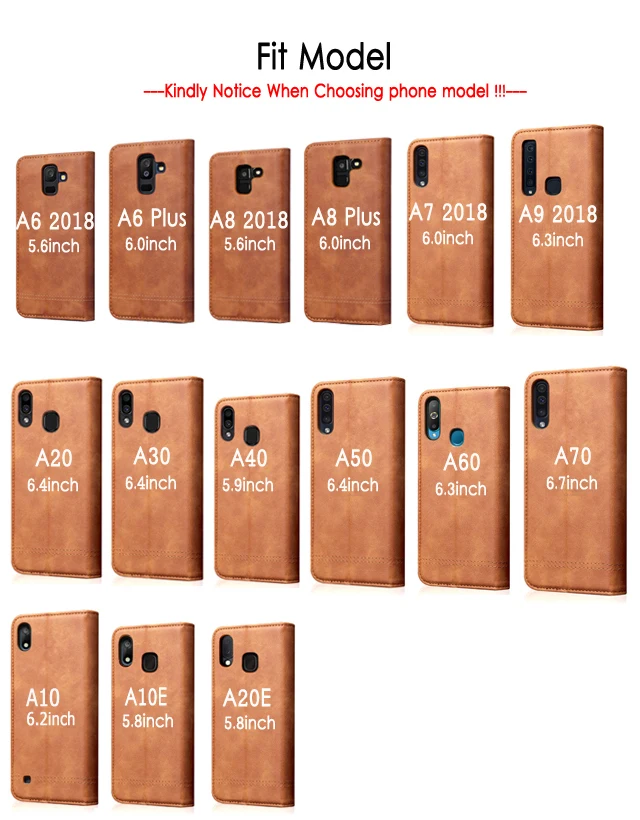 Чехол с откидной крышкой для Coque samsung A70 чехол samsung A50 бумажник для samsung Galaxy A7 чехол A6 Plus+ A8 A10 A20 A30S A40 A80
