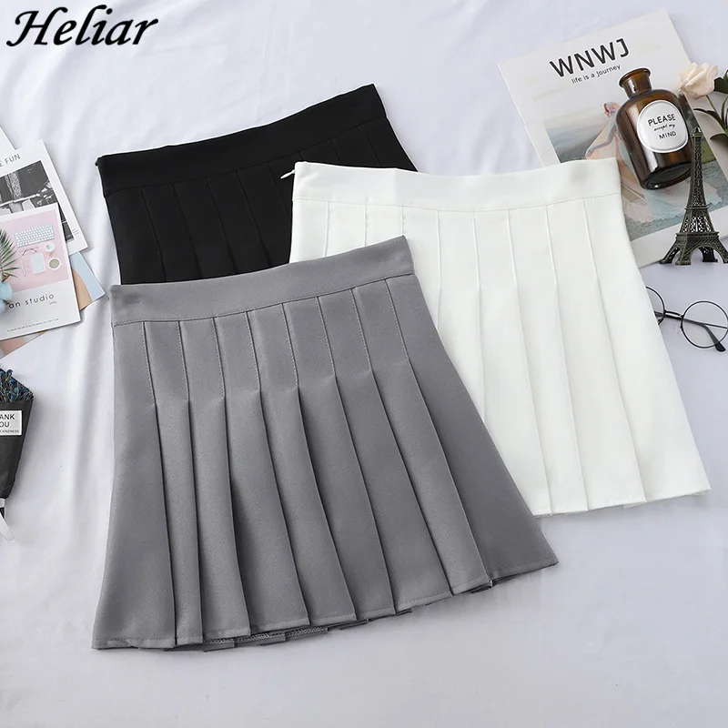

2019 Early Spring Fashion Version Of The New Slim High Waist Skirt Female Temperament Casual Show Thin Sbove Knee Short Skirt