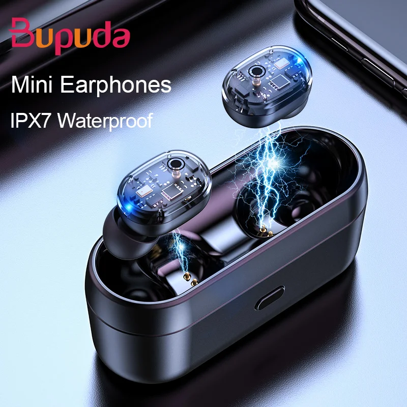 

TWS Bluetooth Wireless Earphone 5.0 Touch Control Earbud Waterproof 9D Stereo Music Bluetooth Headphones Headset For iOS Android