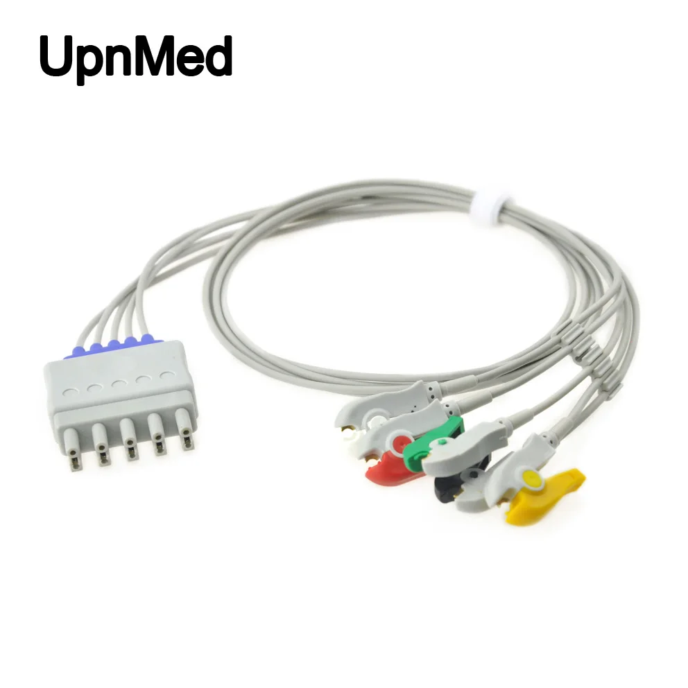Совместимость с проводами Philips M1635A M1621A ECG 5, стандарт IEC с захватом