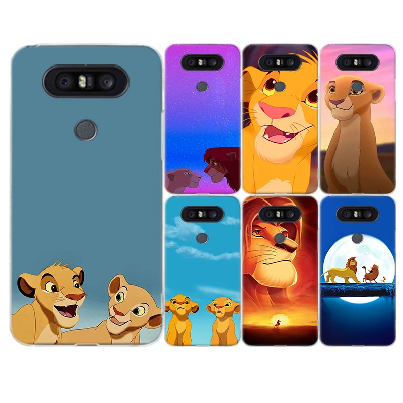 Simba the Lion King Full Protection Fundas Silicone Phone Case For LG G8s Q8 Q7 Q6 G7 G6 G5 V50 V40 V30 V20 V10 G4 Cover |