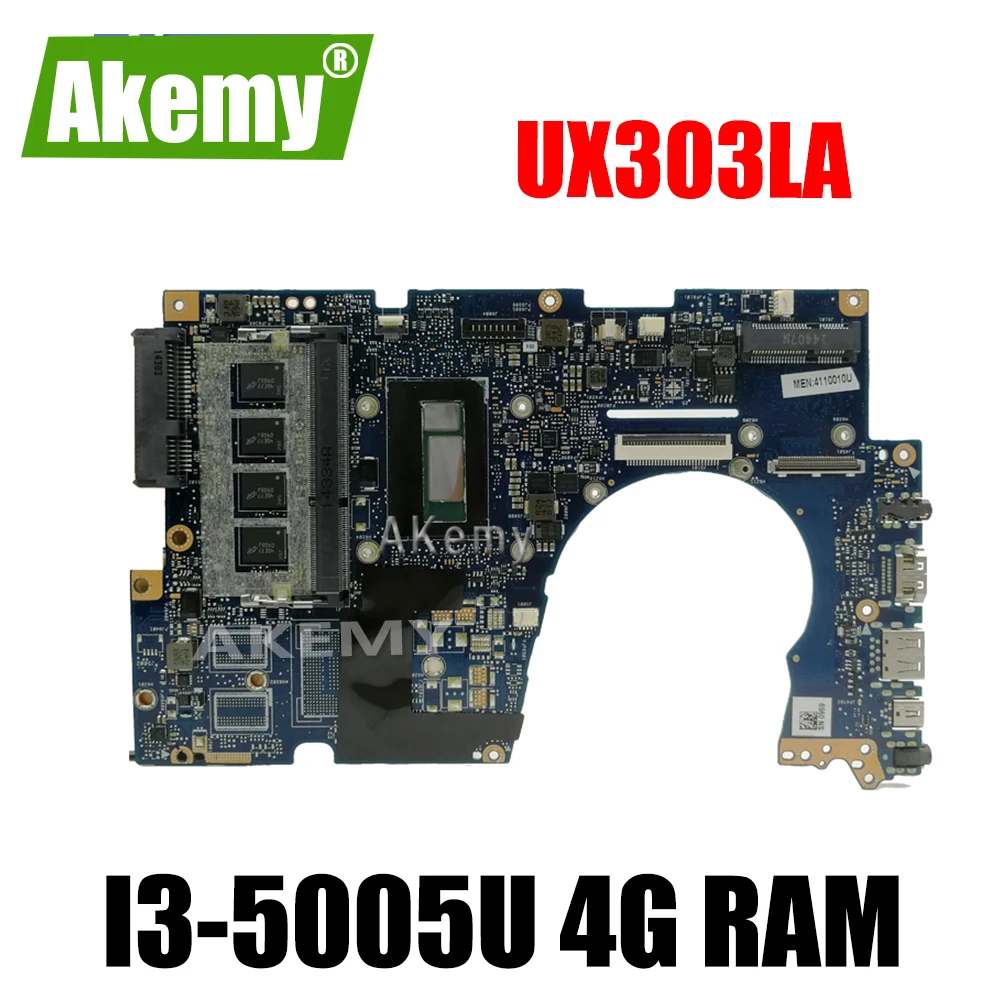 UX303LAB материнская плата 4G RAM I3-5005 CPU для For Asus UX303LA UX303LB UX303LN UX303L UX303 ноутбука |