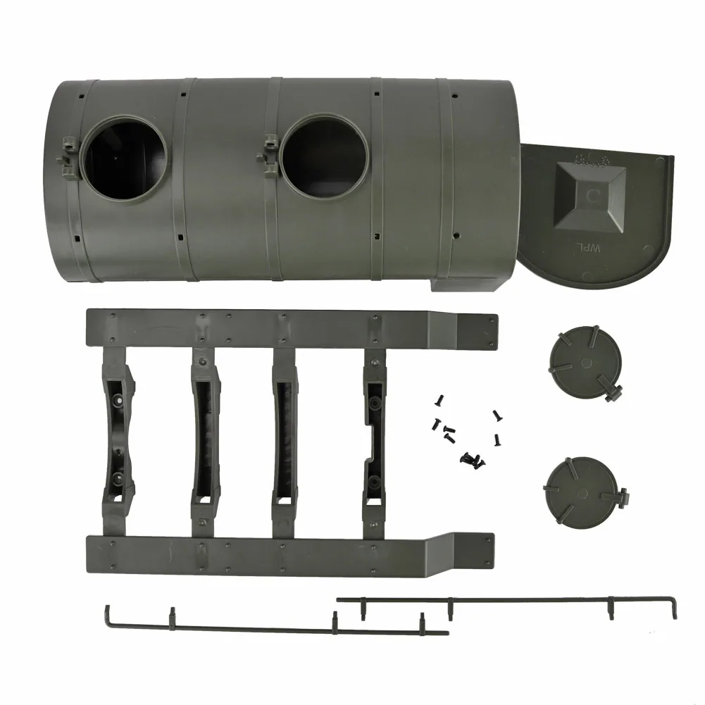 

RC Car Supplies Oil Tank Spare Parts Replacement Truck Plastic Durable Toy Accessories Black For WPL Parts