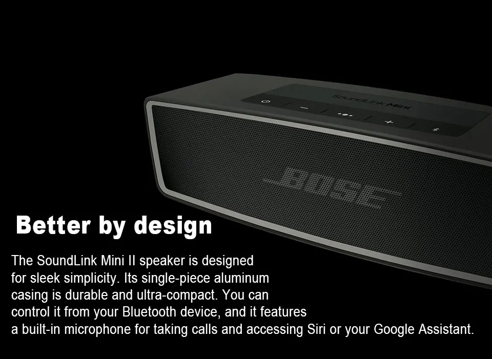 Bose SoundLink Mini II Bluetooth динамик Портативный Открытый Беспроводной BT динамик мини 2 глубокий бас звук громкой связи с динамиком телефона