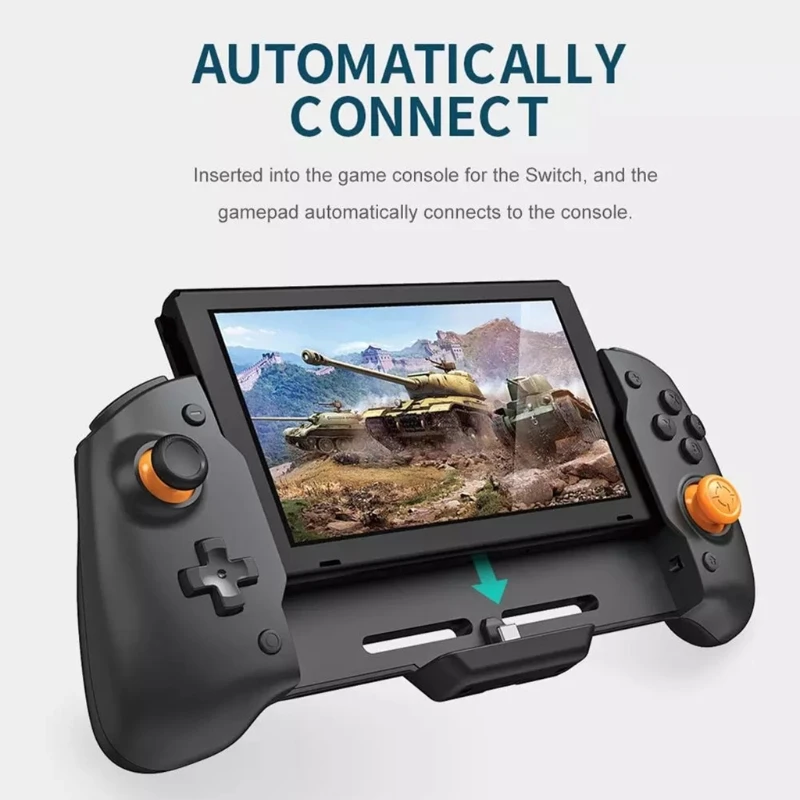 

Wireless Game Handheld Controller Grip Gamepad For Nintendo- Switch Double Motor Vibration