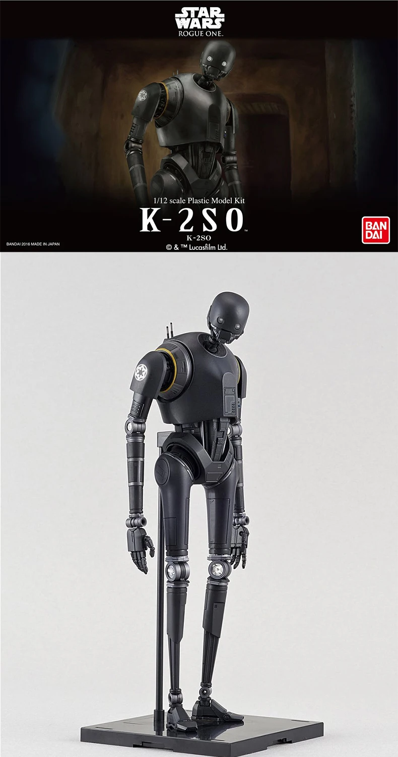 Bandai Star Wars K-2so 1/12 Scale Plastic Model Kit 4549660094333 Ban209433 for sale online 