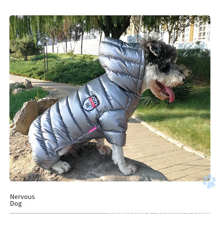 Зимняя одежда для маленьких собак, теплое пальто для собак, водонепроницаемая куртка с капюшоном для собак, Комбинезоны для чихуахуа, Йоркского щенка, одежда, комбинезоны