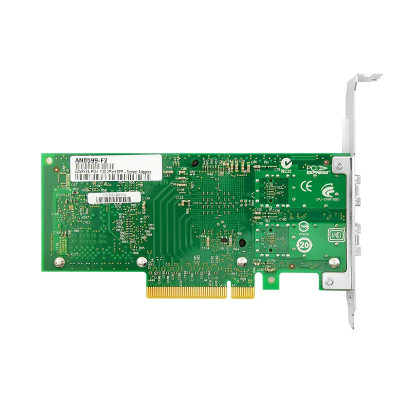 CEACENT AN8599-F2 10G двойной с SFP+ Intel Сетевая карта E10G42BFSR Ethernet серверный адаптер X520-SR2