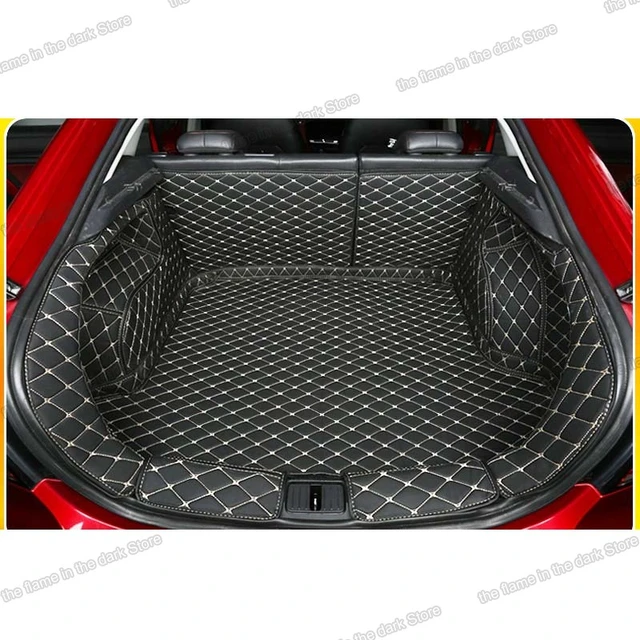  Couverture Complète Voiture Cuir Tapis Coffre pour MG