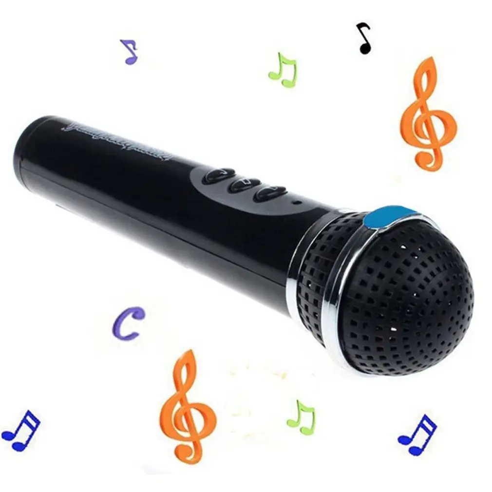 Children Girl Boy Black Microphone Microphone Karaoke Singing Professional Microphone Children Funny Music Toy Gift 5