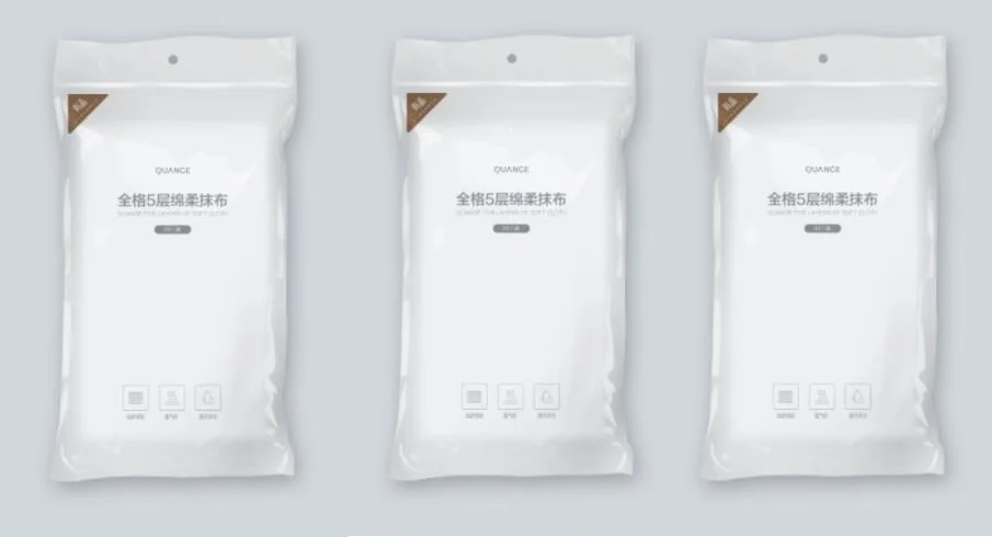 Xiaomi 5 слоев мягкая тряпка полотенце с микрофибрами для чистки для стеклянной кухни очистительные тканевые салфетки Настольный автомобиль блюдо полотенце чистая тряпка - Цвет: 9pcs
