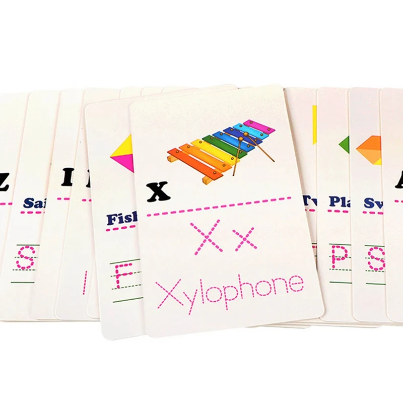 Раннее детство образование Дошкольное английское головоломка может быть написана, чтобы нарисовать деревянные строительные игрушки