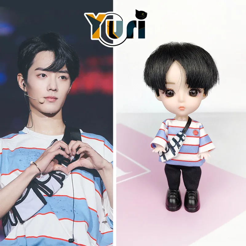 Details about   The Untamed Xiao Zhan 肖战 12cm Doll Figures With Clothes Cute Star Toys Fan Gift 