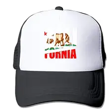 Сетчатая Кепка на заказ бейсболка Калифорнийский медведь регулируемая бейсболка s