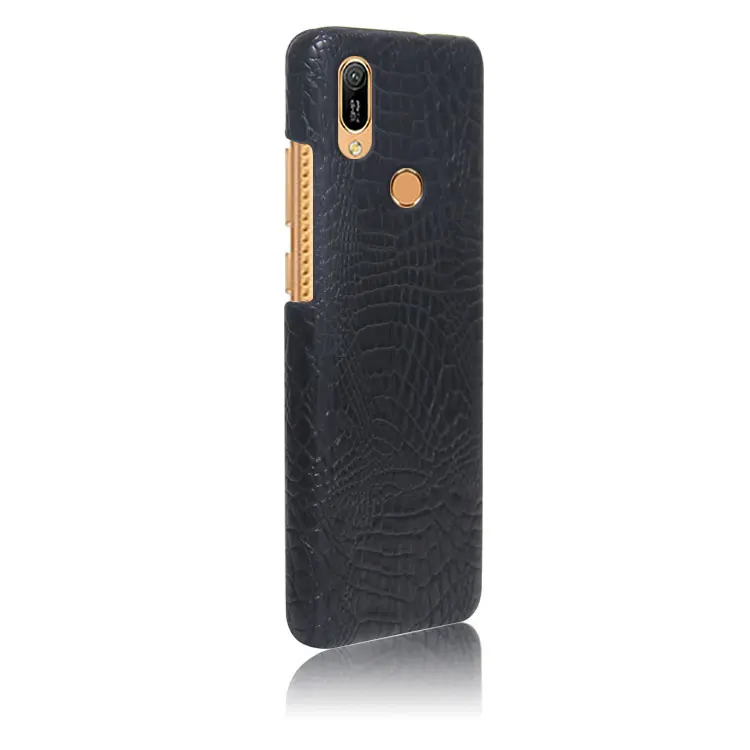 Черный 10 шт./лот Аллигатор крокодиловой кожи кожаный чехол для телефона huawei Enjoy 9 s/A5 /9X Pro/Y560/Y5 Y6 /Y336 Y3C/Y5/Y6/Y7/Y9 - Цвет: Черный